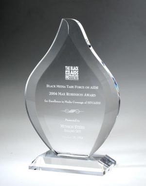 Flame - Medium, Optical Crystal