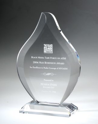 Flame – Medium, Optical Crystal Awards - Crystal Medium