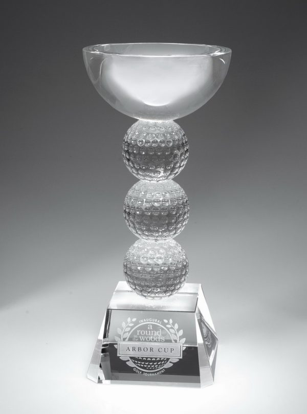 Golf Chalice – Large Awards - Crystal Large