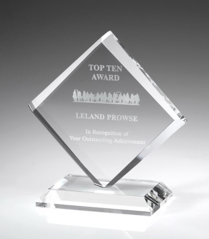 Diamond Award – Medium, Optical Crystal Awards - Crystal Medium