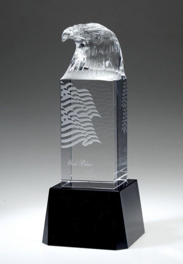 Eagle – Small, Optical Crystal Awards - Crystal Small