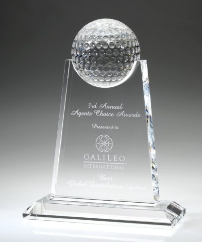 Paramount Golf Trophy – Medium Awards - Crystal Golf Medium