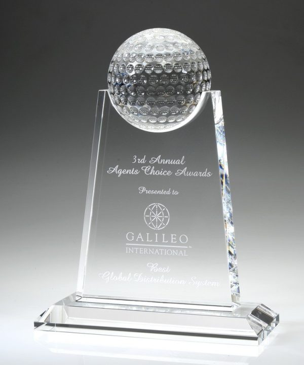 Paramount Golf Trophy – Medium Awards - Crystal Medium