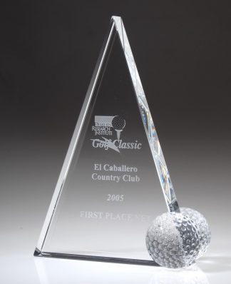 Peak Golf Trophy – Large Awards - Crystal Golf Large