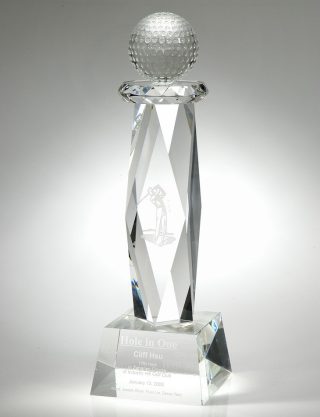 Ultimate Golf Trophy – Small Awards - Crystal Small