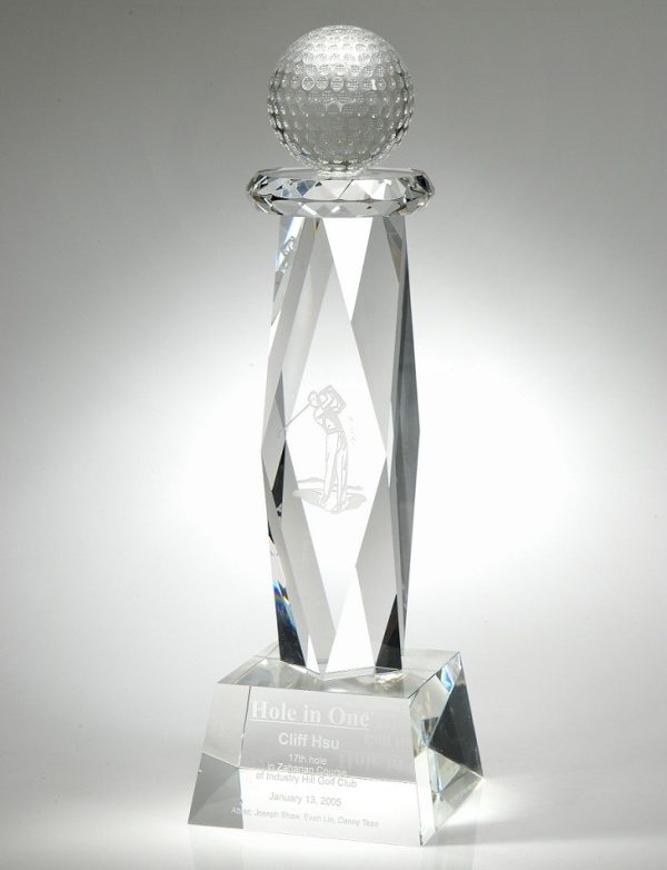 Ultimate Golf Trophy – Large Awards - Crystal Large