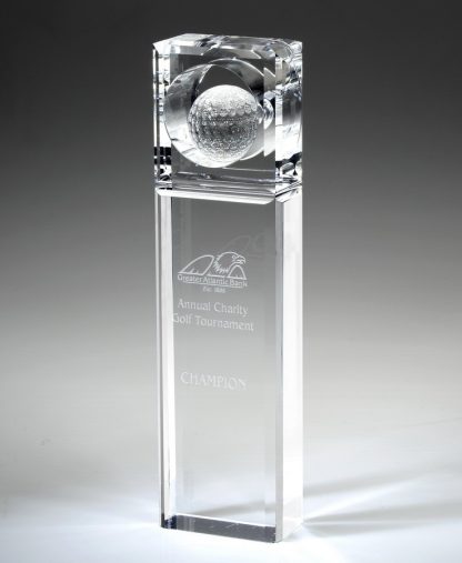Absolute Golf Trophy – Medium Awards - Crystal Golf Medium