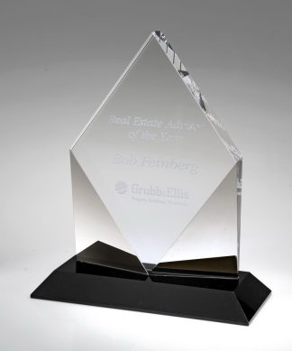 Greystone – Large, Optical Crystal Awards - Crystal Large