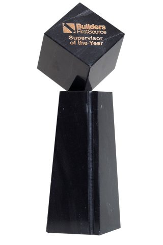 Large Standing Cube Award Awards - Marble Cube