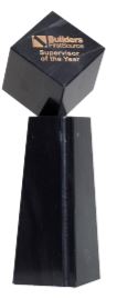 Small Standing Cube Award Awards - Marble Small