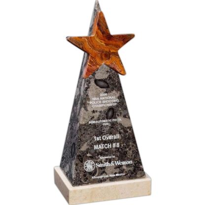 Designer Pinnacle Star Award Awards - Marble Star