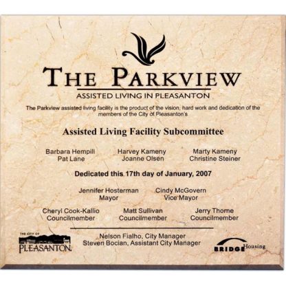 Extra Large Plaque Plaques - Marble Plaque