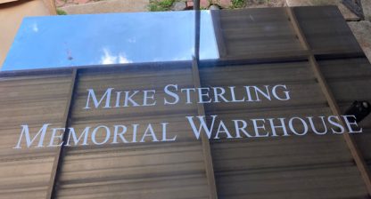 Custom Memorial Steel Plate 4 foot x 8 foot Memorial Markers Memorial