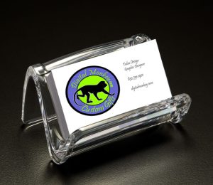 CURVED BUSINESS CARD HOLDER