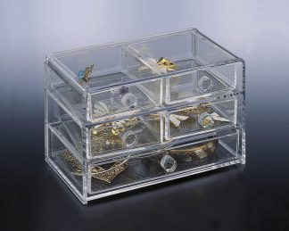 5-DRAWER JEWELRY CHEST Jewelry Boxes Acrylic